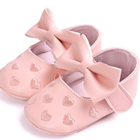 Shoes PU Soft Sole Bow 0-18 Months - Picture 4 of 7